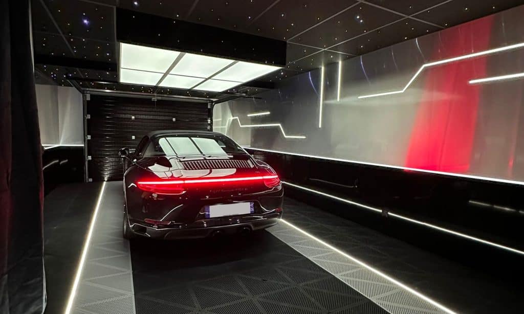 garage moderne Porsche