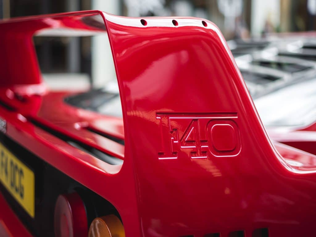 voiture mythique Ferrari f40